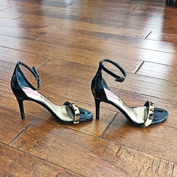 NWOT. Isaac Mizrahi animal print heels - Picture 3 of 6